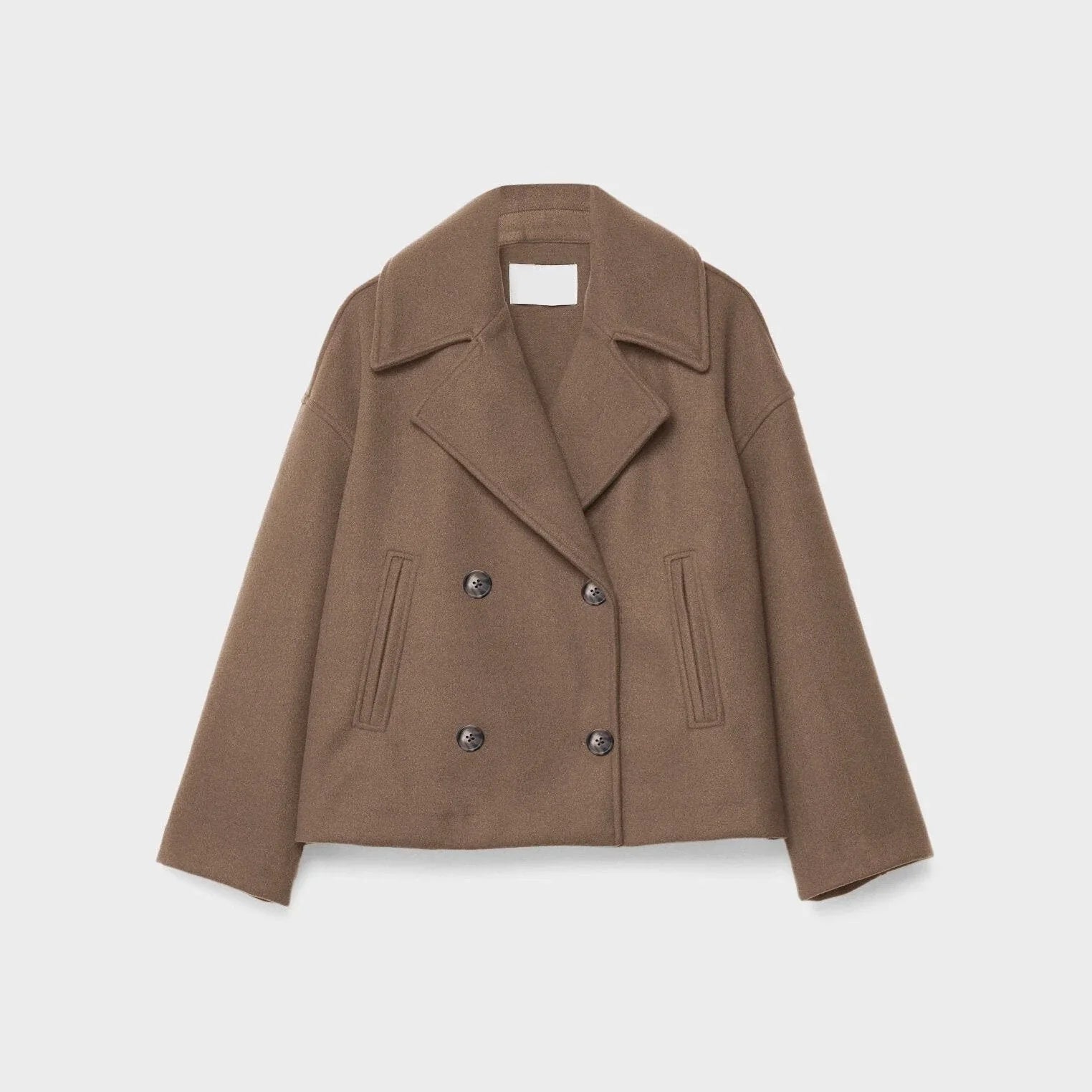 Anneli | Blazer élégant à double fermeture – Veste longue ample idéale pour les tenues de printemps et d'automne