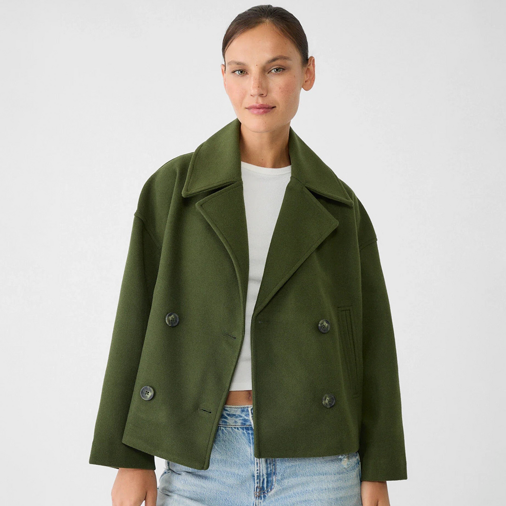 Anneli | Eleganter Blazer mit doppeltem Verschluss – Locker sitzende, lange Jacke für Frühlings- und Herbstoutfits