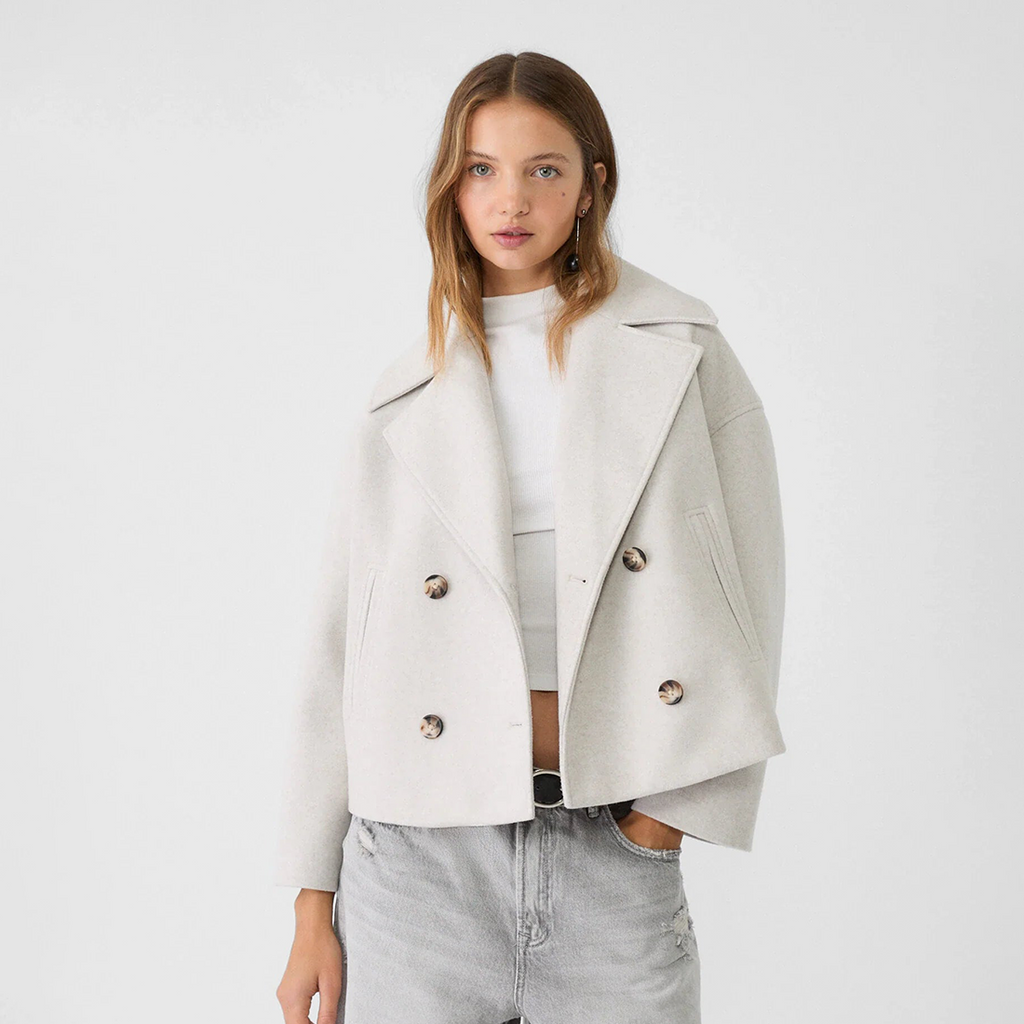 Anneli | Eleganter Blazer mit doppeltem Verschluss – Locker sitzende, lange Jacke für Frühlings- und Herbstoutfits