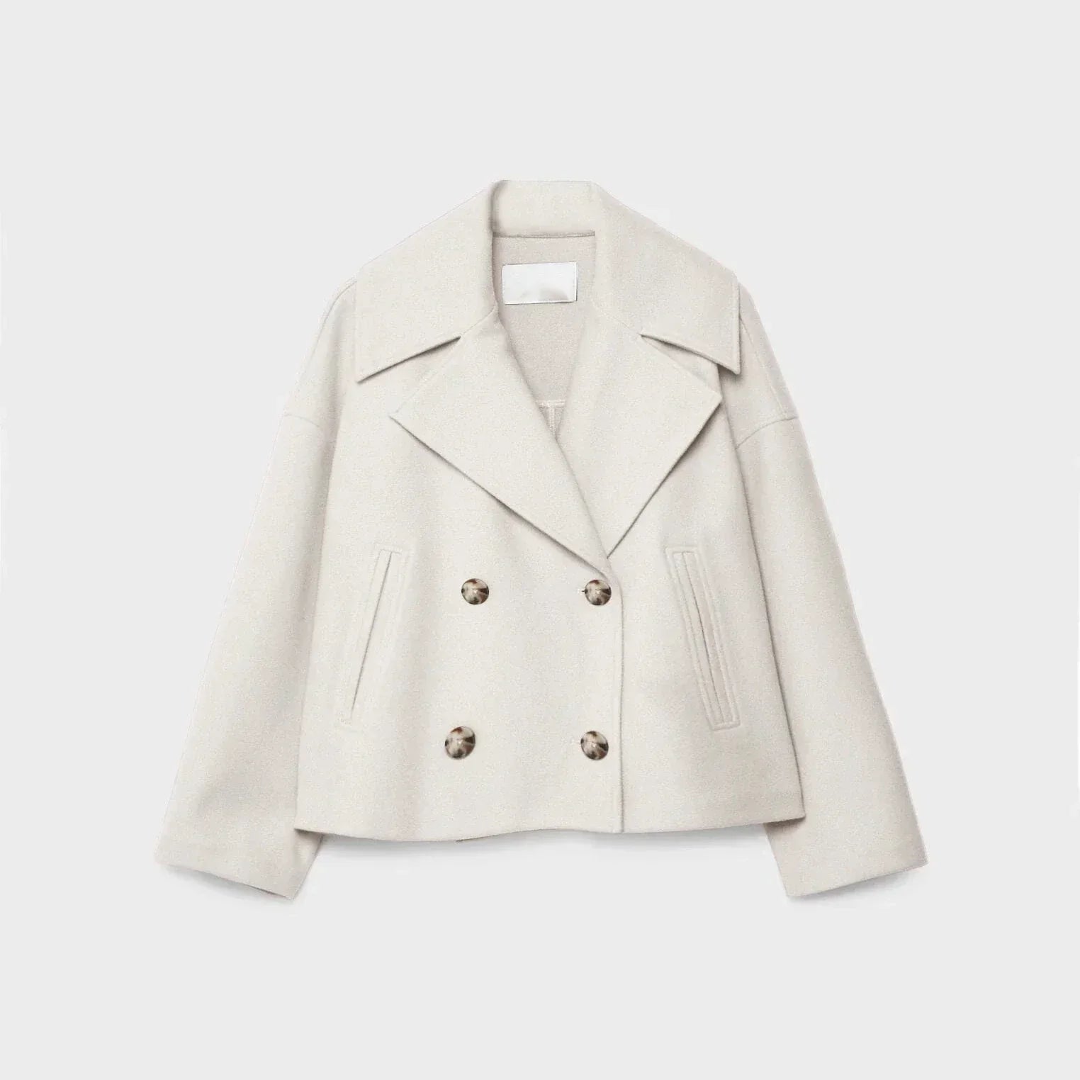 Anneli | Blazer élégant à double fermeture – Veste longue ample idéale pour les tenues de printemps et d'automne