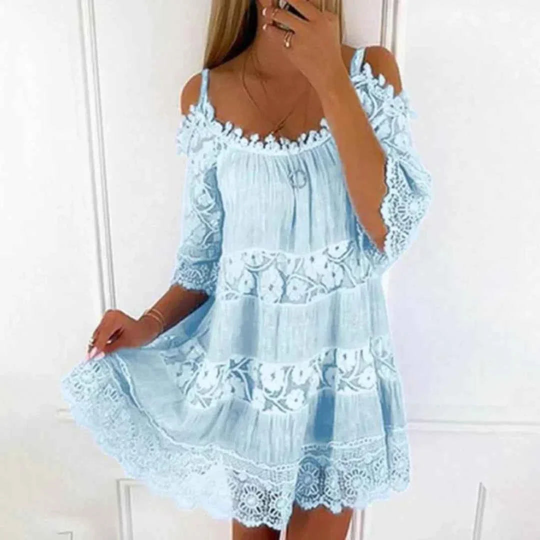 Merida | Chic Cold-Shoulder Zomerjurk voor Dames