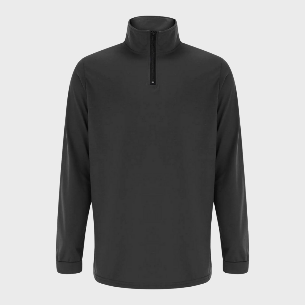 Emeron | Pull demi-zip pour homme – Pull décontracté et élégant à col montant, idéal pour l'automne et l'hiver
