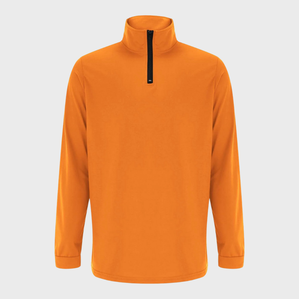 Emeron | Pull demi-zip pour homme – Pull décontracté et élégant à col montant, idéal pour l'automne et l'hiver