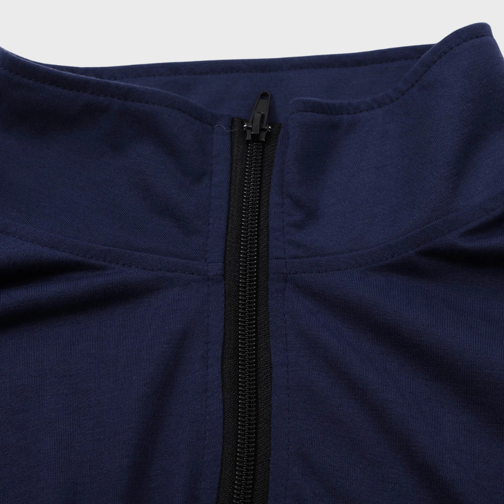 Emeron | Pull demi-zip pour homme – Pull décontracté et élégant à col montant, idéal pour l'automne et l'hiver