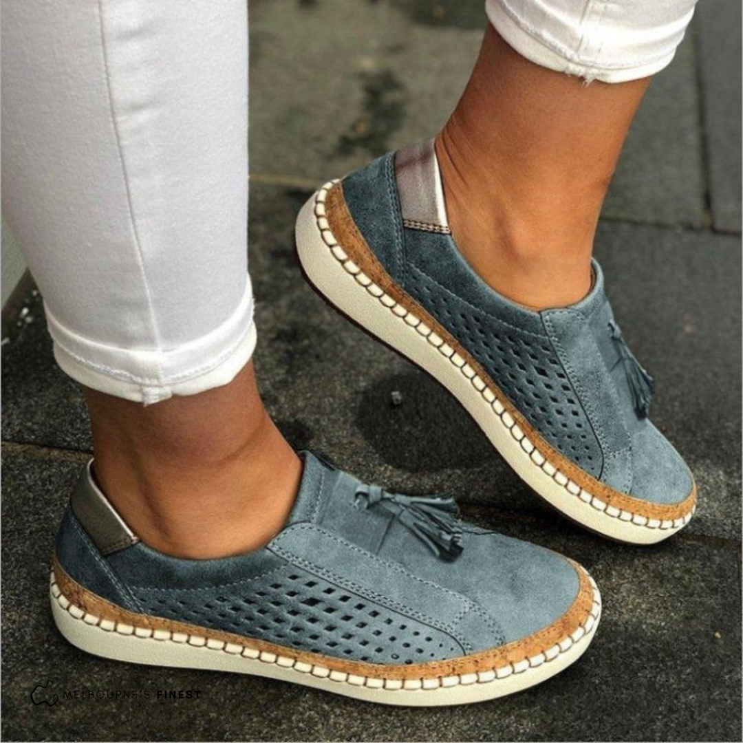 Zuela | Chaussures orthopédiques sans lacets pour femmes - Chaussures décontractées rembourrées et offrant un bon maintien