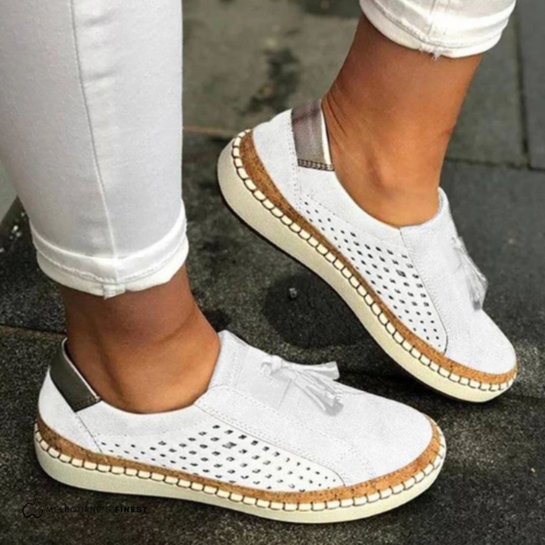 Zuela | Chaussures orthopédiques sans lacets pour femmes - Chaussures décontractées rembourrées et offrant un bon maintien