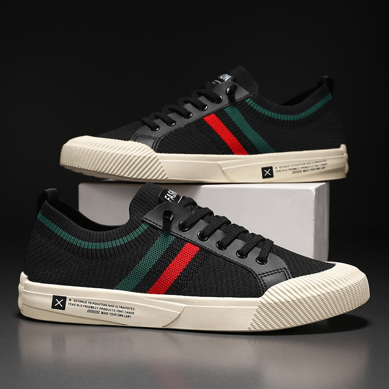 Boian | Atmungsaktive Strick-Sneaker für Herren – Leichte Freizeitschuhe zum Spazieren und Laufen