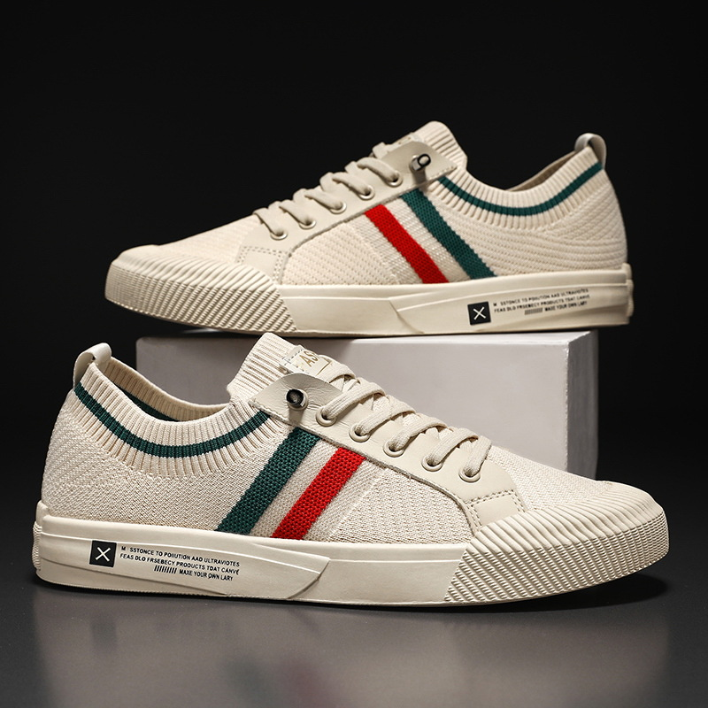Boian | Atmungsaktive Strick-Sneaker für Herren – Leichte Freizeitschuhe zum Spazieren und Laufen