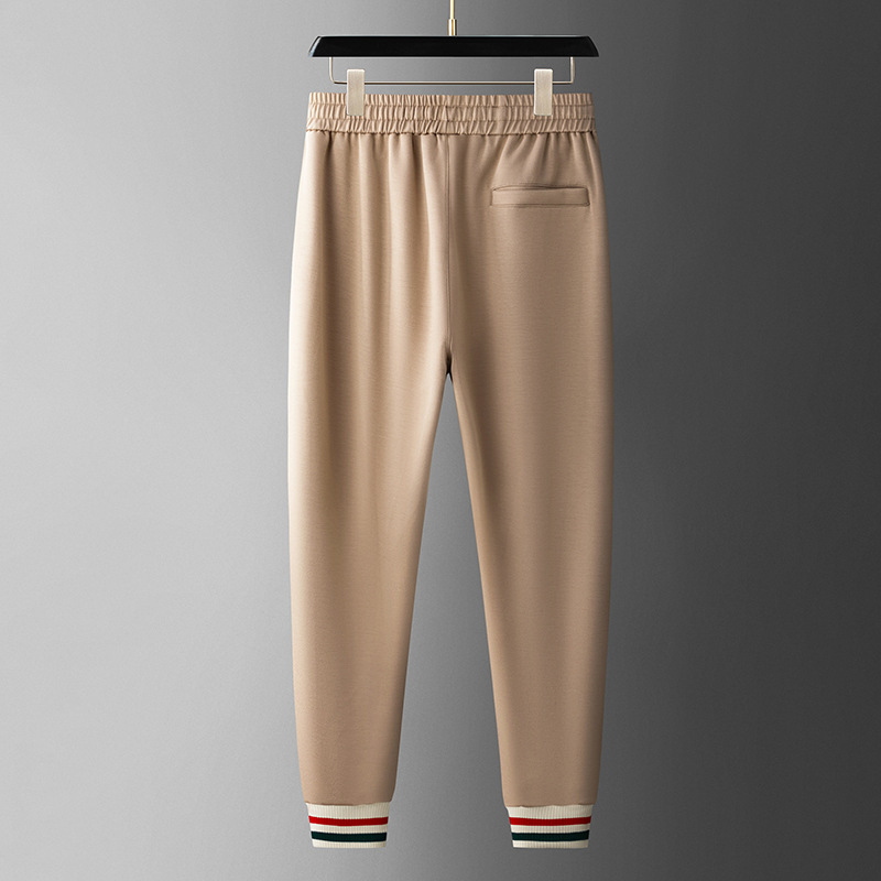 Benedetto | Survêtement homme haut de gamme – Coupe ajustée, décontracté et loungewear, bleu marine/beige