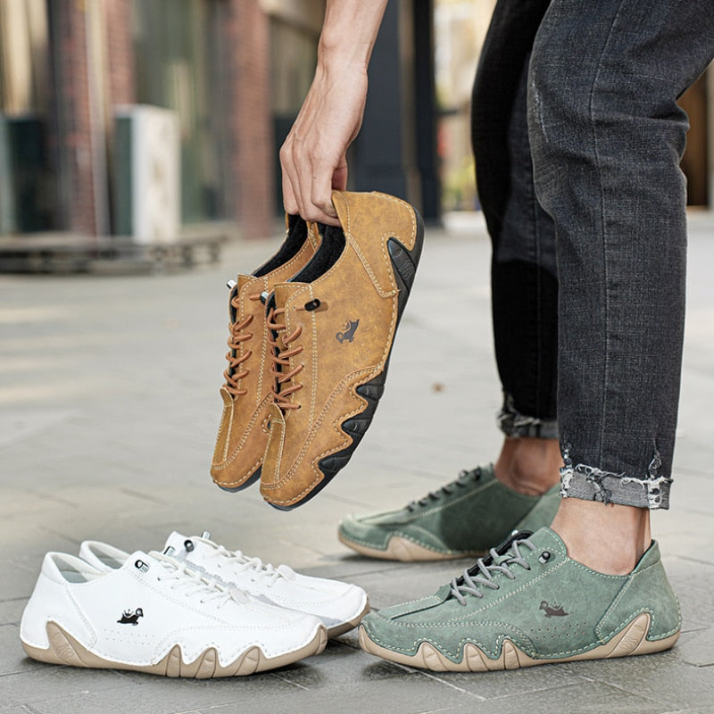 BareStep | Chaussures minimalistes unisexes en cuir – Chaussures confortables pour hommes et femmes