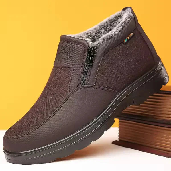 FrostTrail | Warme snowboots met ritssluiting, fleecevoering, waterdichte winterwandel- en outdoorschoenen