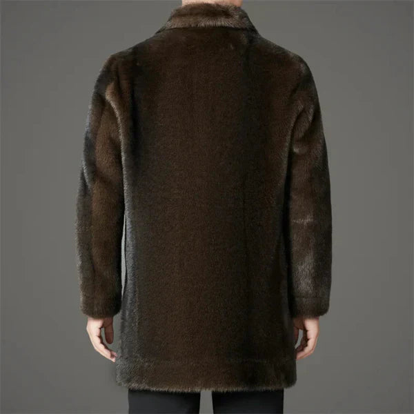 Noctis | Omkeerbare winterjas voor heren – Zacht imitatiebont, comfortabele warme bovenkleding