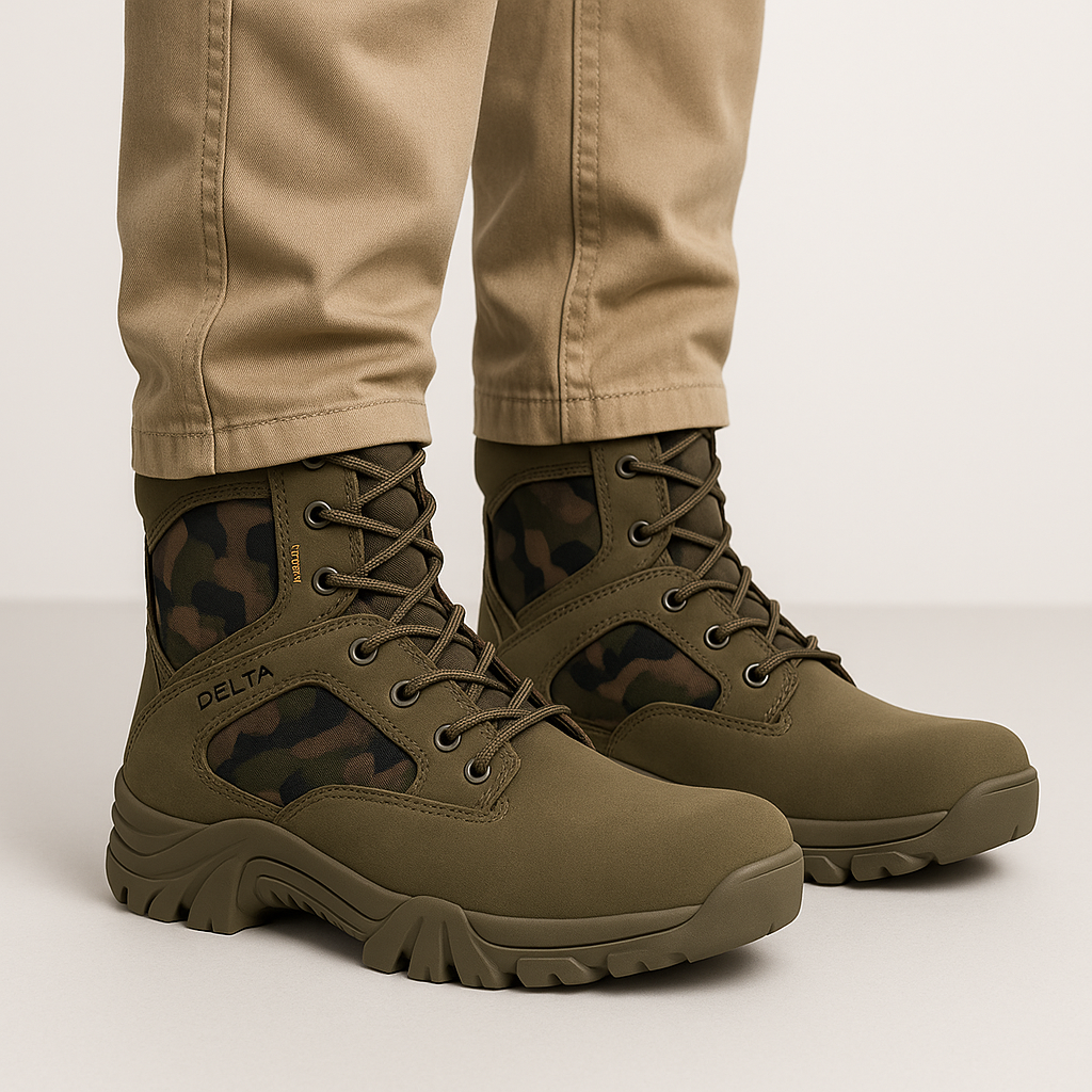 TitanBoots | Unzerstörbare taktische Militärstiefel für Herren – Wasserdichte Sicherheitsschuhe für Kampfsituationen