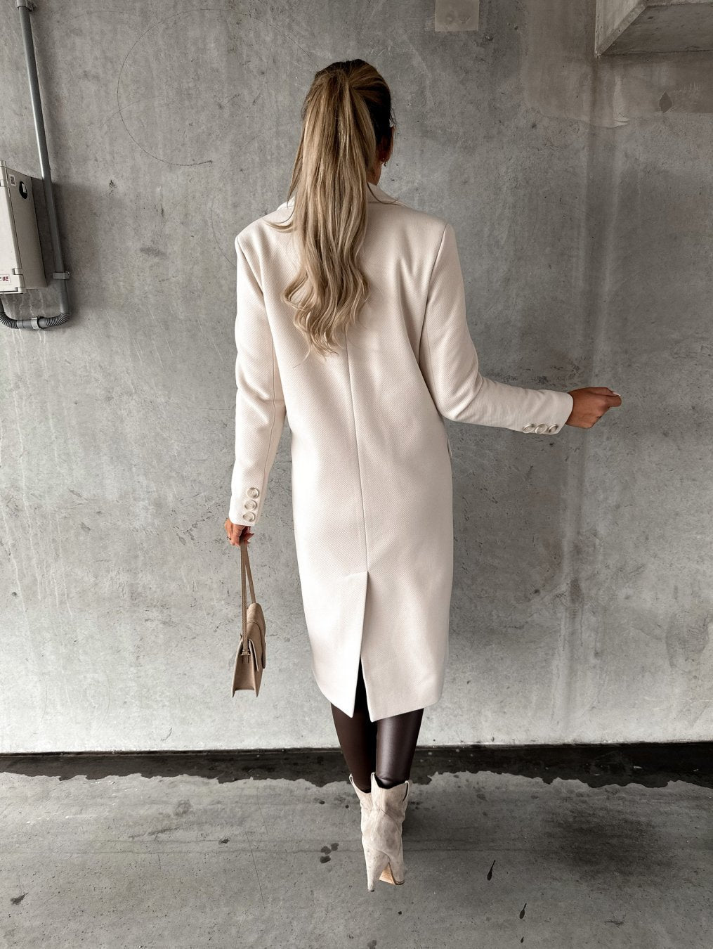Uvoria | Manteau d'automne élégant pour femme – croisé, manches longues, vêtement d'extérieur chic et décontracté