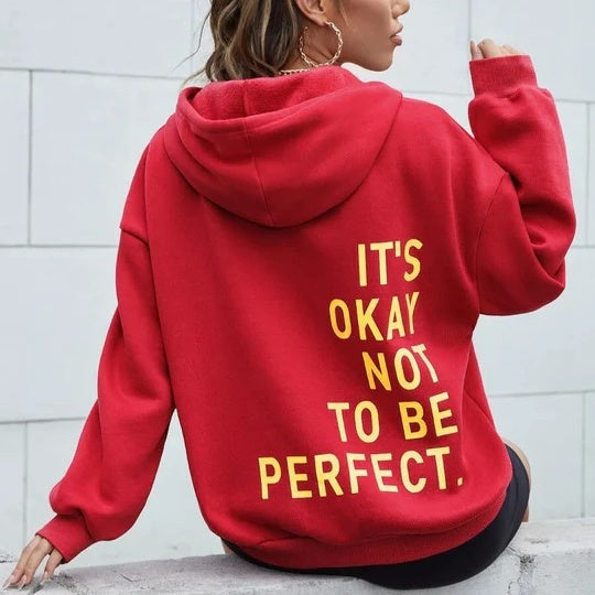Isaelle | Damen-Hoodie mit Buchstabenprint – Lässiges Langarm-Sweatshirt für jeden Tag 