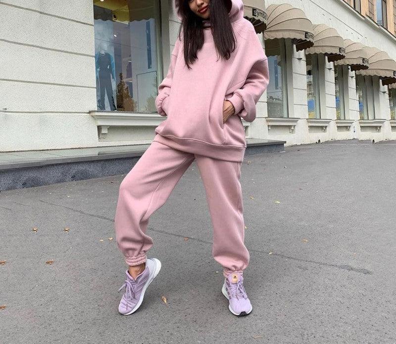 Patrizia | Joggingpak voor dames met hoodie en broek – comfortabel, sportief en casual voor de winter