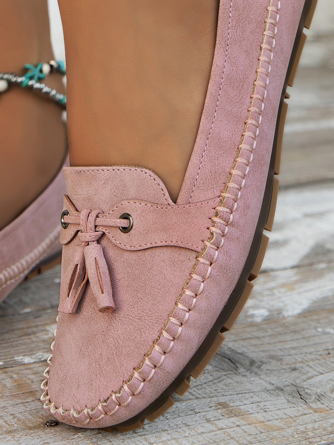 Sharina | Mocassins souples à enfiler pour femmes - Mocassins décontractés, légers et respirants