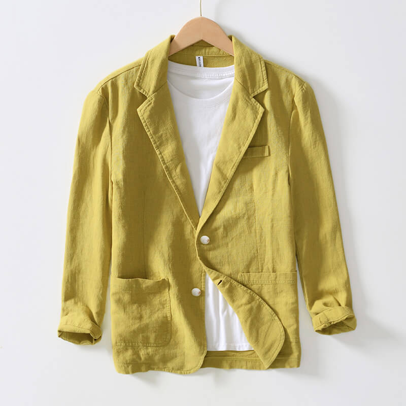 Brannick | Veste blazer en lin pour homme - Veste d'été légère et respirante
