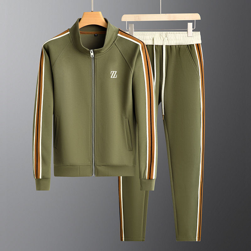 Sylvaric Zephyr | Premium-Trainingsanzug für Herren – Sportliche Jogginghose und Jacke, Farbkontrast
