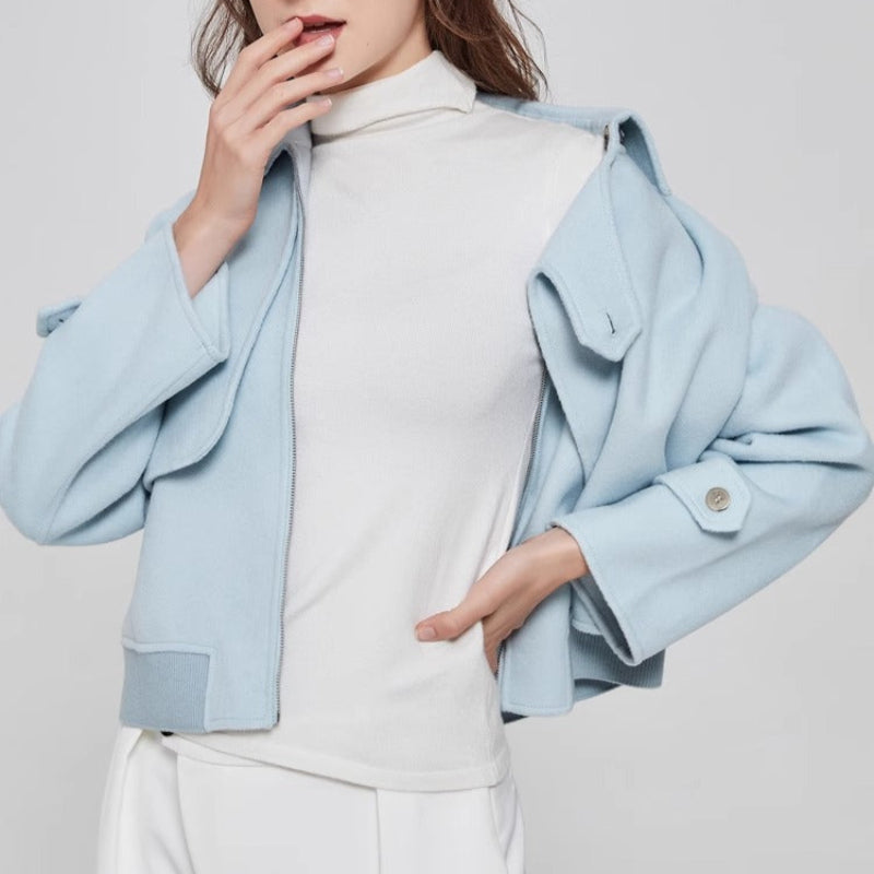 Virielle | Manteau élégant en laine pour femme – doux, chaud et stylé