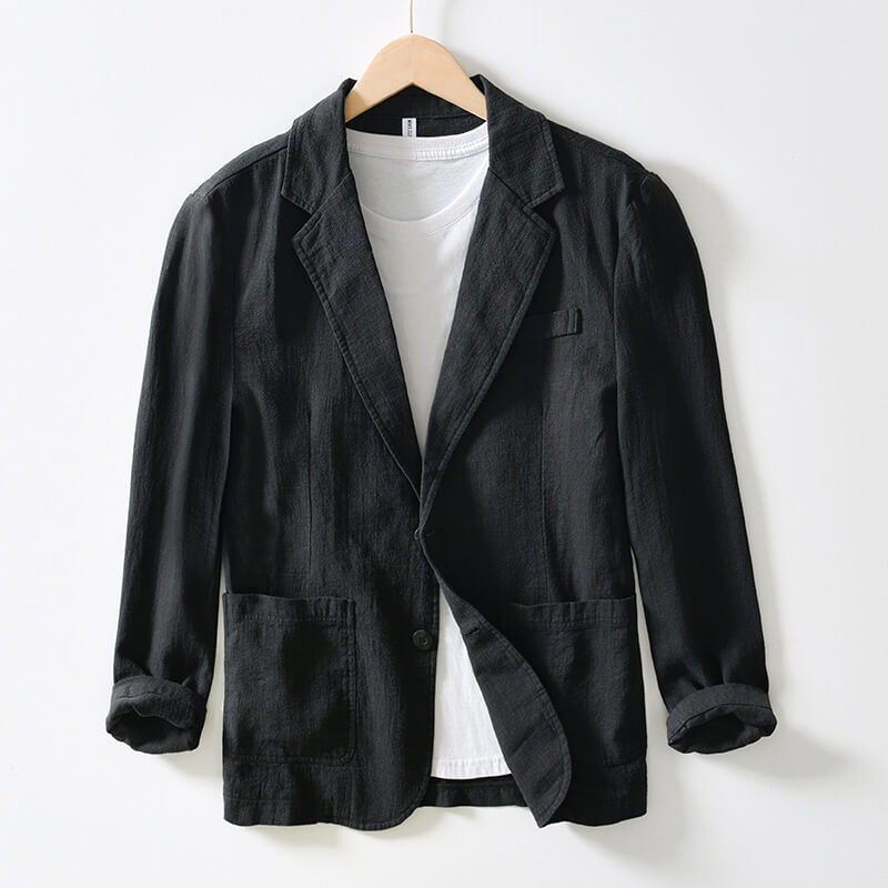 Brannick | Veste blazer en lin pour homme - Veste d'été légère et respirante