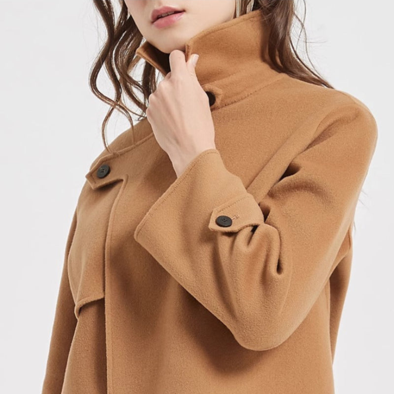 Virielle | Manteau élégant en laine pour femme – doux, chaud et stylé
