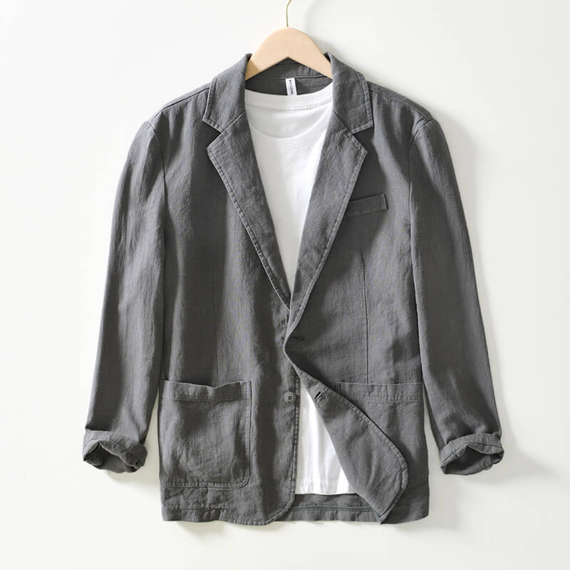 Brannick | Veste blazer en lin pour homme - Veste d'été légère et respirante