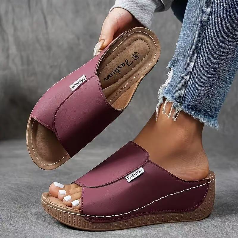 TrendStep | Orthopedische instapsandalen voor dames, comfortabel, ademend en casual