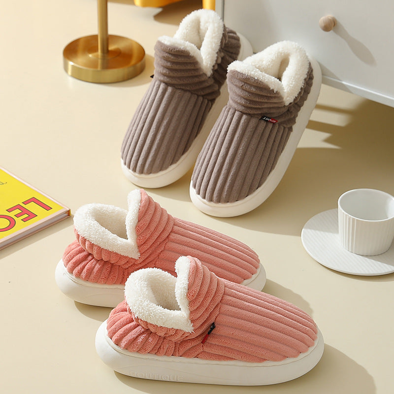CozyToes | Pantoufles d'hiver doublées de peluche - des chaussures chaudes, douces et confortables pour l'intérieur et la maison