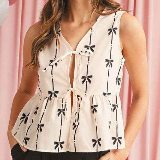 Zyara | Mouwloze blouse met relaxte pasvorm voor dames – Lichtgewicht top met V-hals
