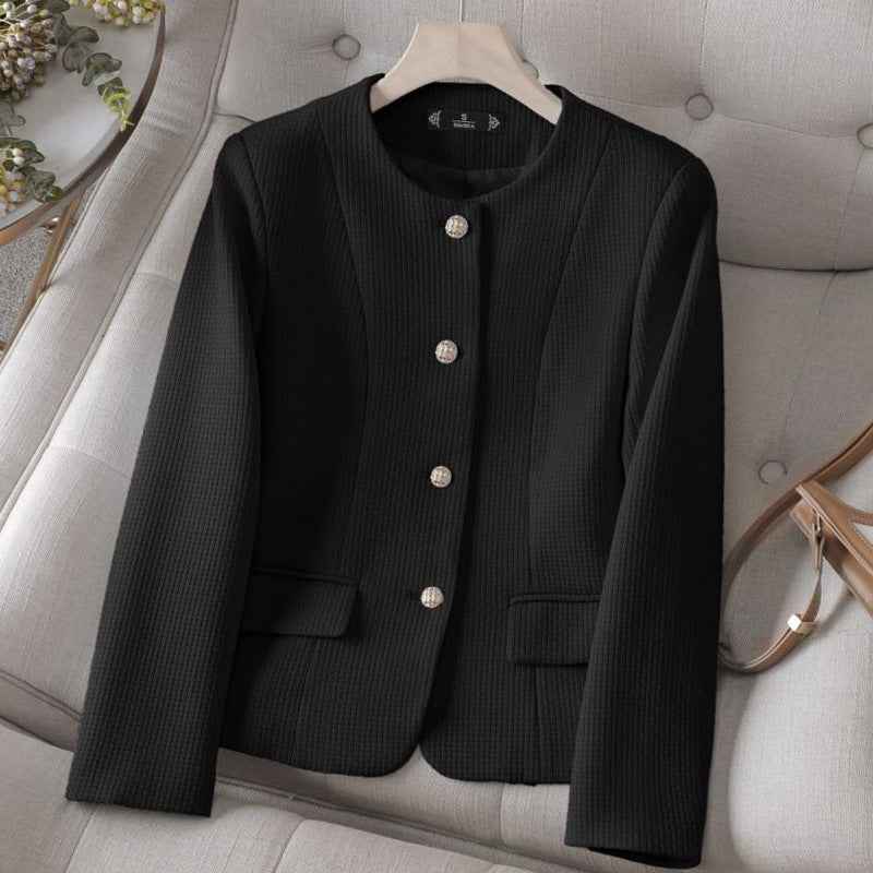 Seleneva | Geruite damesblazer – Chique korte blazer