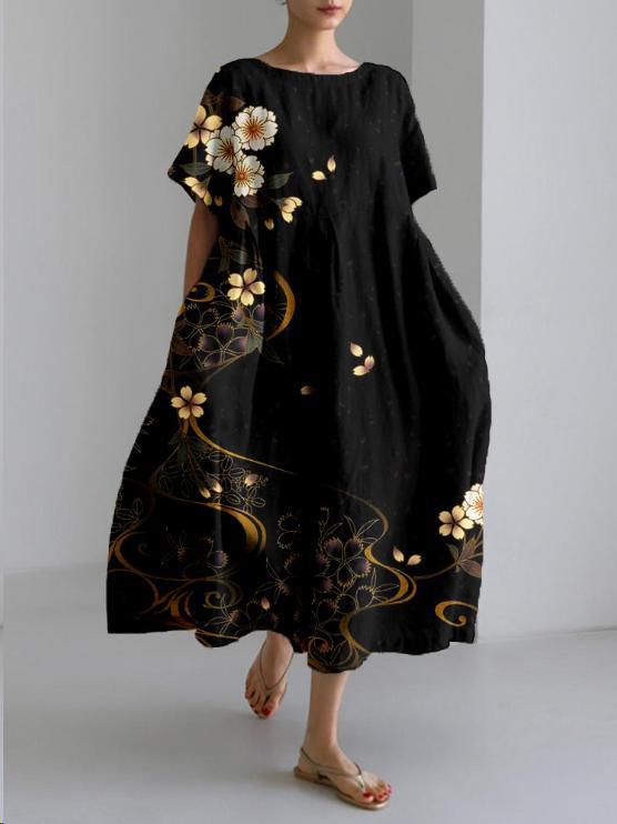 Briaett | Dames lange maxi jurk – elegante zwierige formele feest- en avondjurk