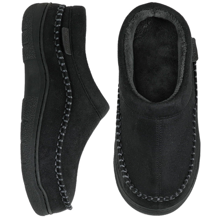 Comfrox | Warm gefütterte Herrenhausschuhe, bequeme Hausschuhe, kuschelige Schuhe für Herbst und Winter