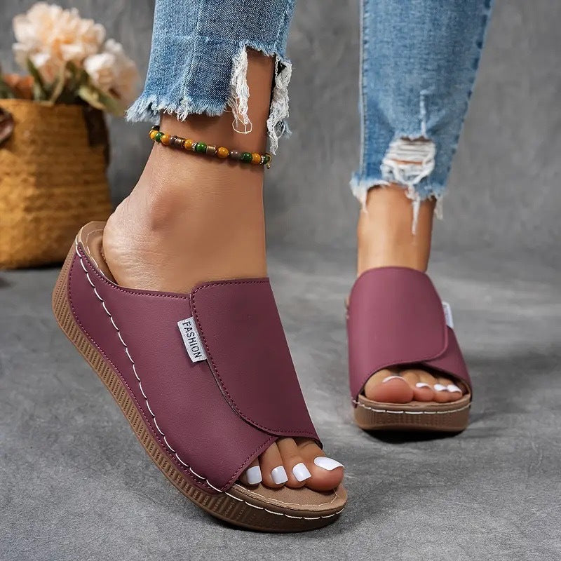 TrendStep | Orthopedische instapsandalen voor dames, comfortabel, ademend en casual