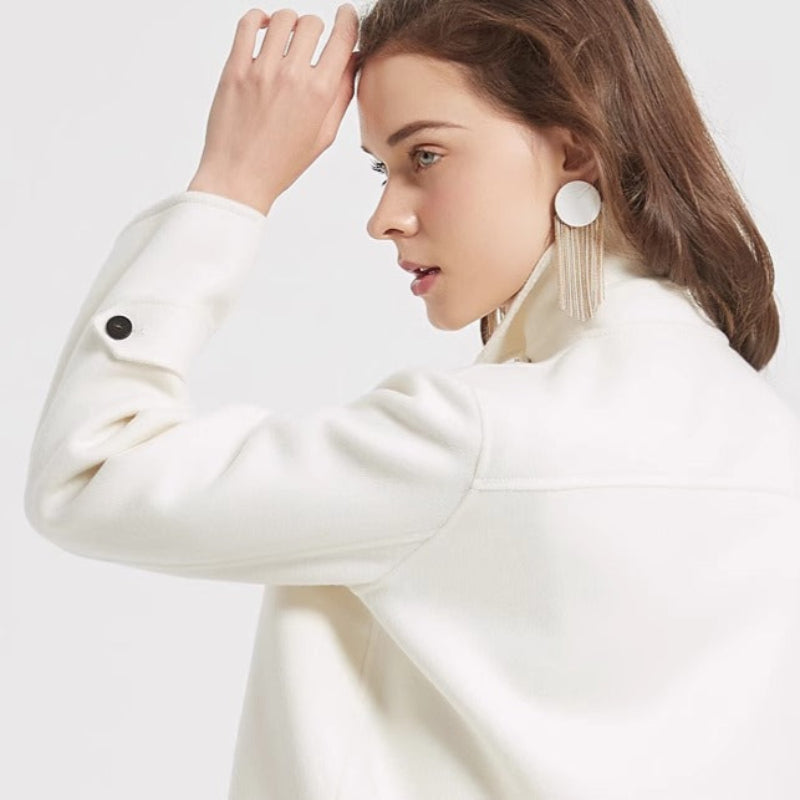 Virielle | Manteau élégant en laine pour femme – doux, chaud et stylé
