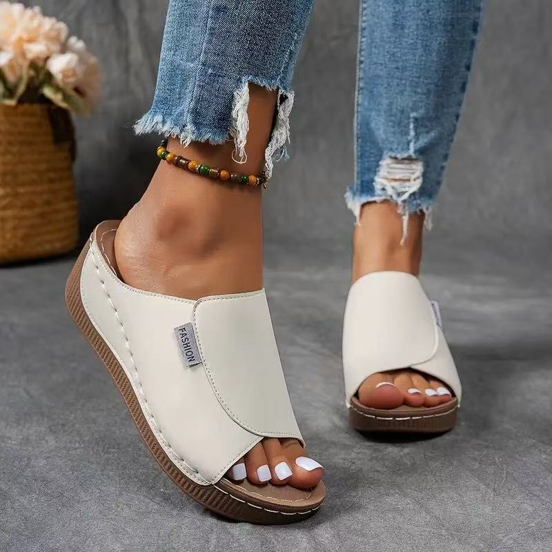 TrendStep | Orthopedische instapsandalen voor dames, comfortabel, ademend en casual