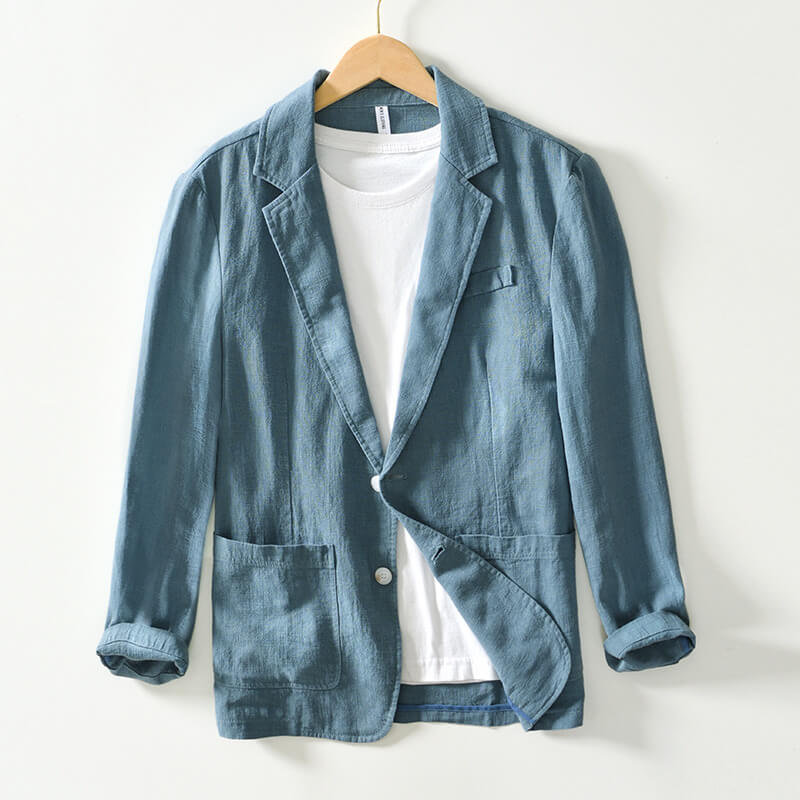Brannick | Veste blazer en lin pour homme - Veste d'été légère et respirante
