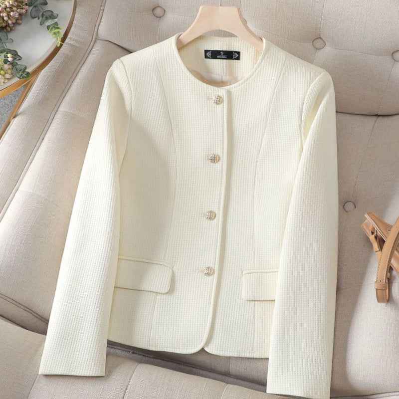 Seleneva | Geruite damesblazer – Chique korte blazer