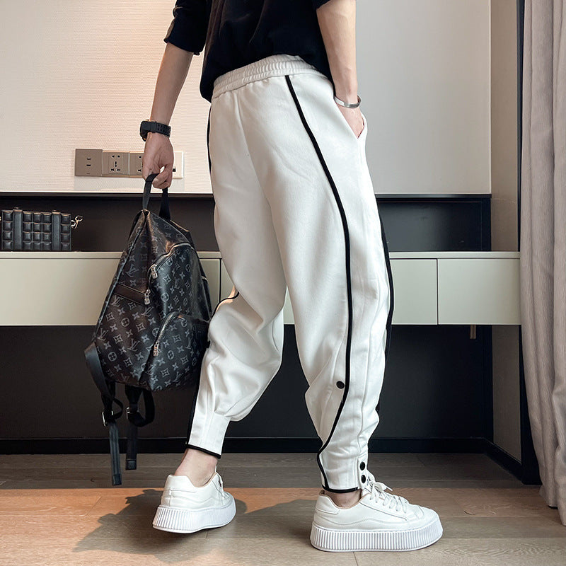 Dalibor | Heren Hype Tapered Joggingbroek Fluweel Katoen Comfortabel Stijlvol Functionele Zakken