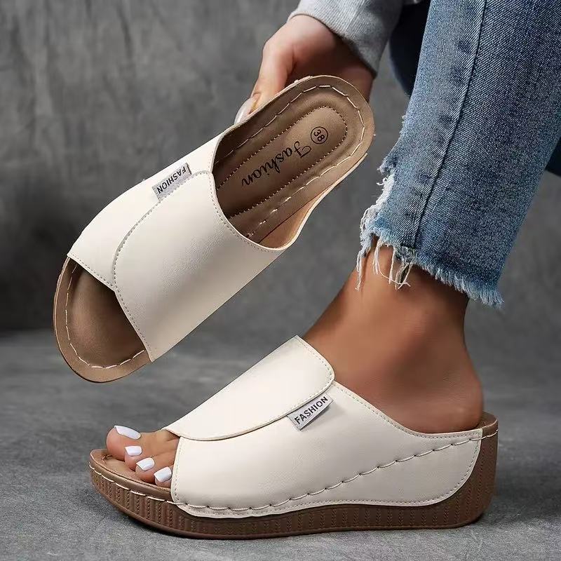 TrendStep | Orthopedische instapsandalen voor dames, comfortabel, ademend en casual