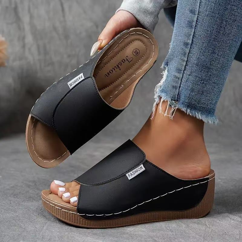 TrendStep | Orthopedische instapsandalen voor dames, comfortabel, ademend en casual