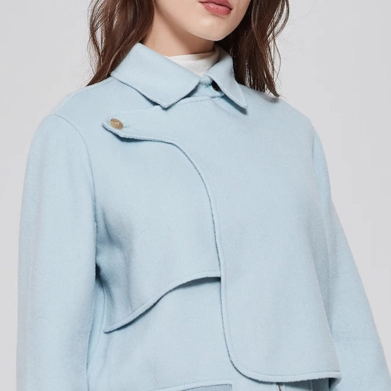 Virielle | Manteau élégant en laine pour femme – doux, chaud et stylé