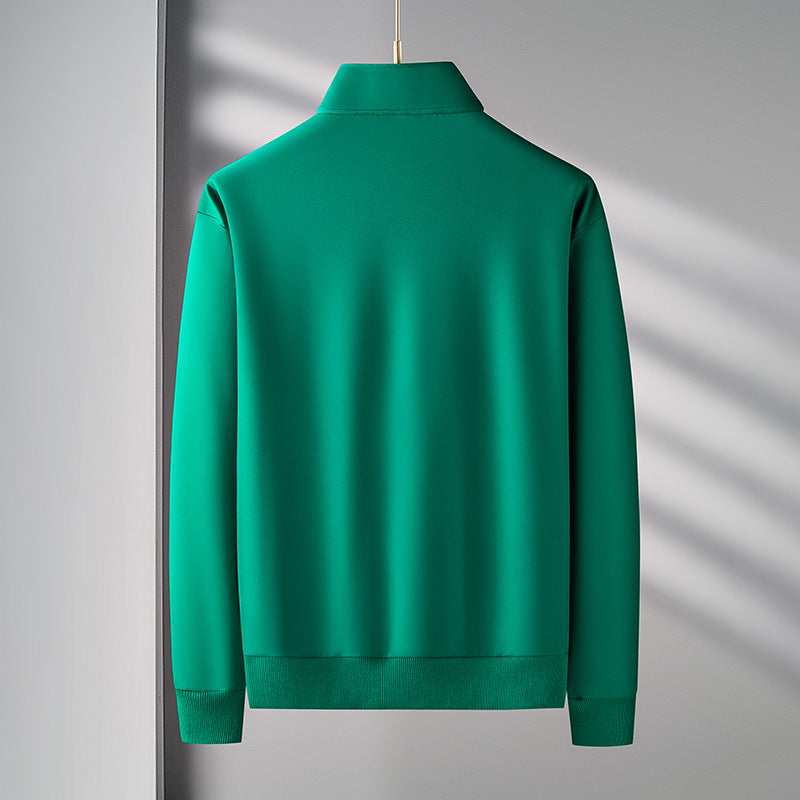 Varyn | Casual trainingspak met rits voor heren – gestreept jack en joggingbroek voor sport