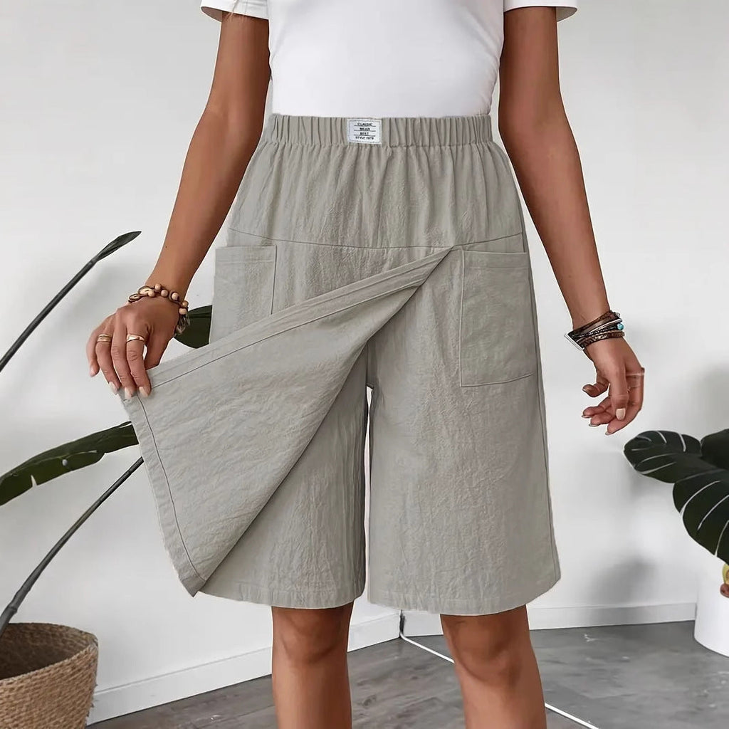 Jessira | Casual zomershorts voor dames – comfortabele hoge taille met elastische band