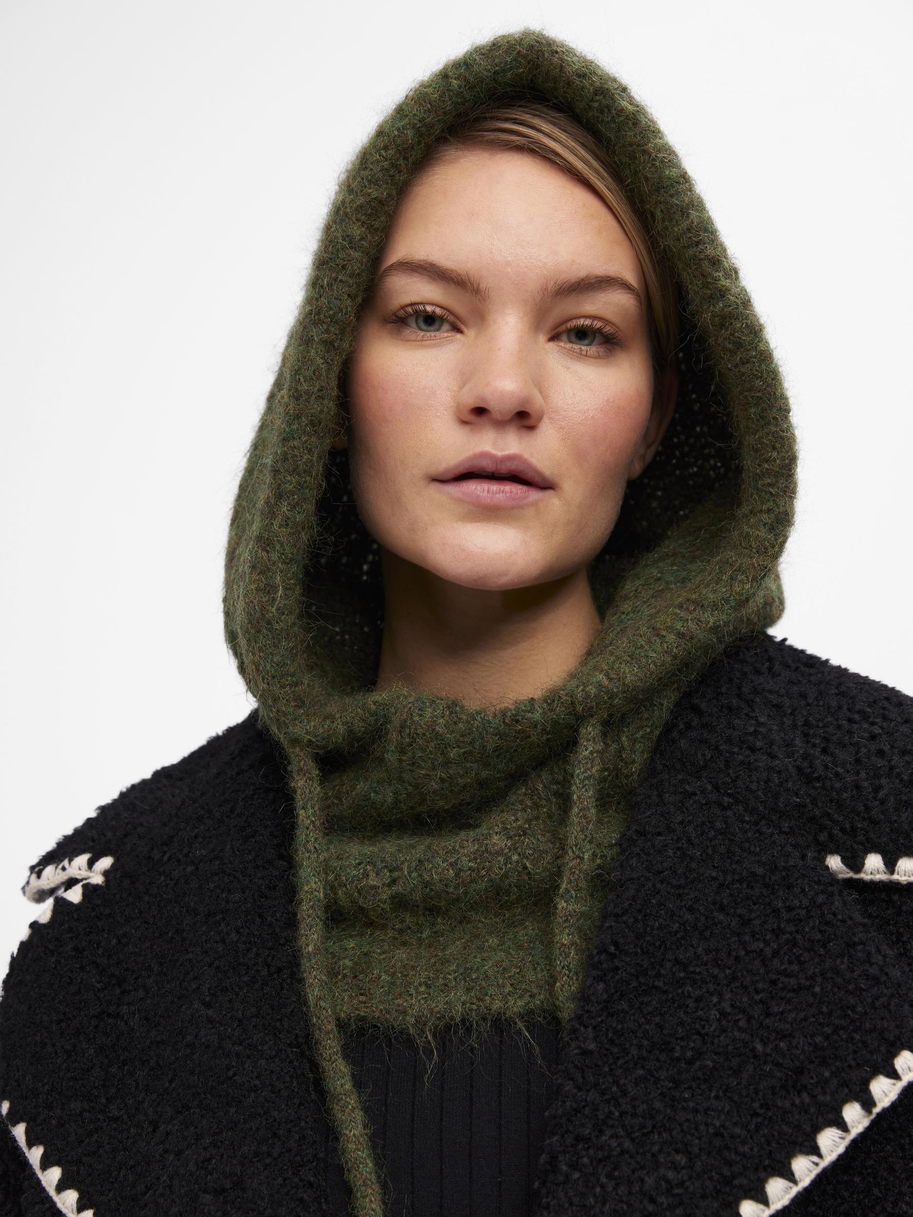 Venise | Cagoule en maille douce pour femme – Un accessoire élégant pour protéger le visage et la tête en hiver