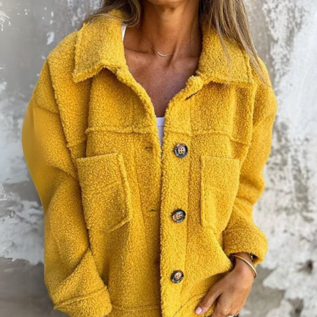 Leirra | Manteau court en laine – Manteau d'hiver élégant pour femme