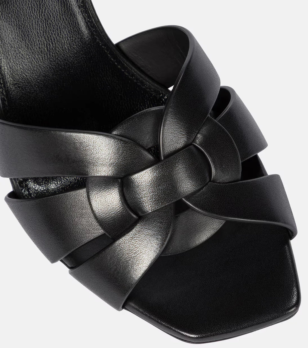 Galiora | Leren muiltjes met hak voor dames – Elegante instapschoenen