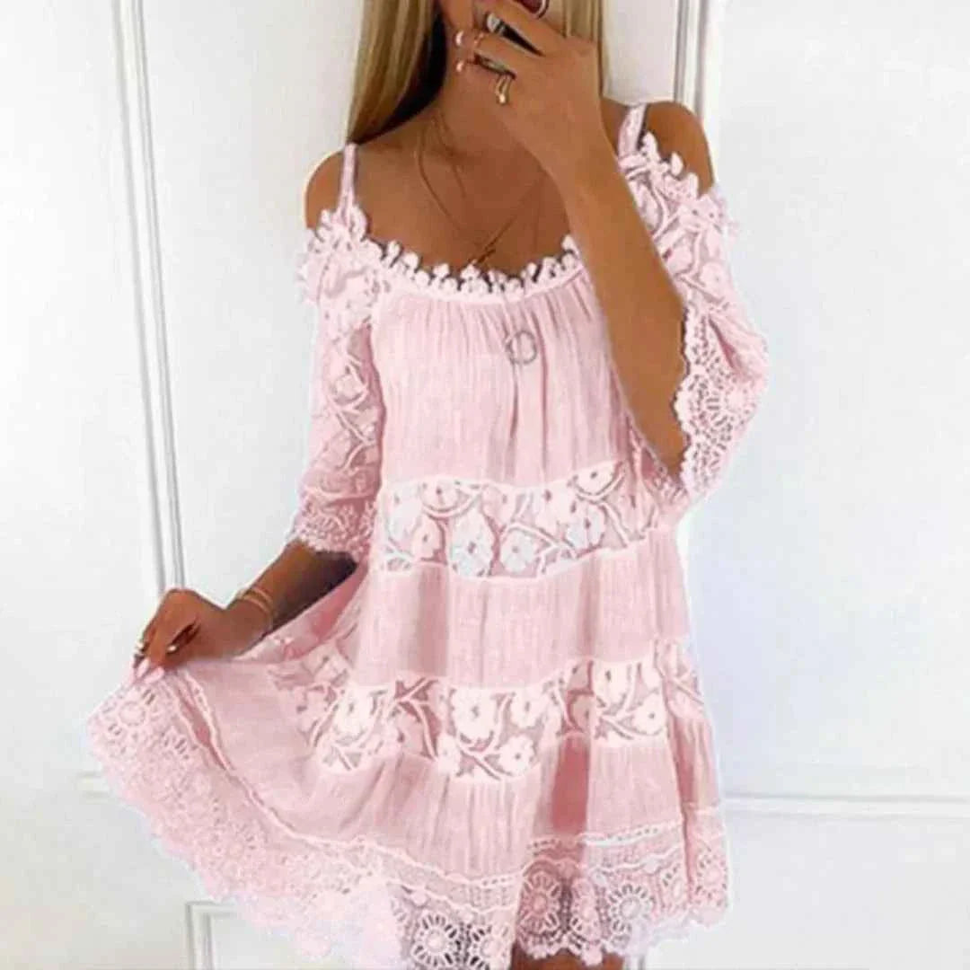 Merida | Chic Cold-Shoulder Zomerjurk voor Dames