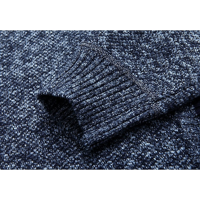 Jarnel | Strickpullover für Herren mit Reißverschluss und Stehkragen – Bequeme, warme, lässige und stylische Strickware