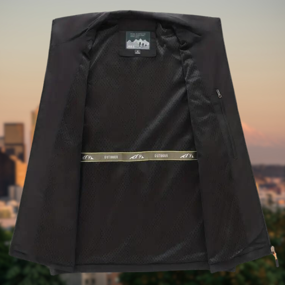 Torsten | Mouwloos multifunctioneel vest met meerdere zakken voor heren, casual outdoor vest